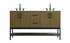 Elegant Lighting Lennox Vanity Cabinet 4Dr2Dw 60 Inch x22 Inch x34 Inch in Chestnut Brown Model: VF60760DMCB