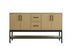 Elegant Lighting Lennox Vanity Cabinet 4Dr2Dw 60 Inch x22 Inch x34 Inch in Honey Brown Model: VF60760DMHB