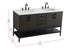 Elegant Lighting Lennox Vanity Cabinet 4Dr2Dw 60 Inch x22 Inch x34 Inch in Mocha Brown Model: VF60760DMMB