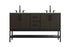 Elegant Lighting Lennox Vanity Cabinet 4Dr2Dw 60 Inch x22 Inch x34 Inch in Mocha Brown Model: VF60760DMMB