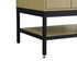 Elegant Lighting Lennox Vanity Cabinet 4Dr2Dw 72 Inch x22 Inch x34 Inch in Honey Brown Model: VF60772DMHB