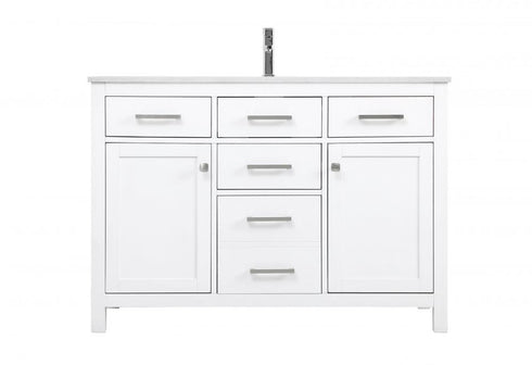 Elegant Lighting Lewis 48 Inch Single Bathroom Vanity in Grey Model: VF23348GR