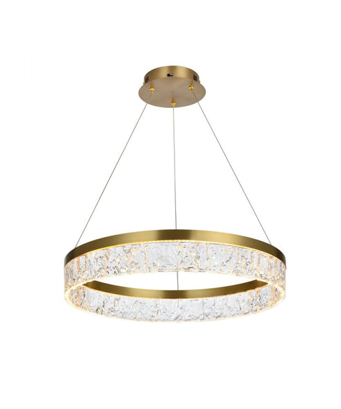 Elegant Lighting Linden 22 Inch Adjustable LED Chandelier in Chrome Model: 2050D22C