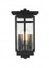 Elegant Lighting Livingston 7 inch Outdoor Pendant in Black Model: OD321W13BK