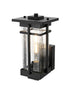 Elegant Lighting Livingston 7 inch Outdoor Pendant in Black Model: OD321W13BK