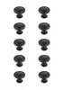 Elegant Lighting Logyn 1.3 Inch Diameter in Brushed Gold Mushroom Knob Multipack (Set of 10) Model: KB2005-GD-10PK
