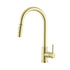 Elegant Lighting Luca Single Handle Pull Down Sprayer Kitchen Faucet with Touch Sensor in Brushed Gold Model: FAK-306BGD
