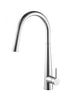 Elegant Lighting Lucas Single Handle Pull Down Sprayer Kitchen Faucet in Brushed Gold Model: FAK-301BGD