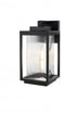 Elegant Lighting Ludlow 7 inch Outdoor Pendant in Black Model: OD308W13BK