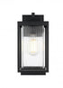 Elegant Lighting Ludlow 7 inch Outdoor Pendant in Black Model: OD308W13BK