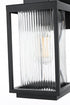 Elegant Lighting Ludlow 7 inch Outdoor Pendant in Black Model: OD308W13BK