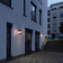 Elegant Lighting Ludlow 7 inch Outdoor Pendant in Black Model: OD308W13BK