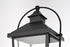 Elegant Lighting Luz 27 inch Outdoor Post light in Black in Black and Clear Finish Model: OD605P27BK