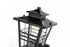 Elegant Lighting Macon 7 inch Outdoor Pendant in Black Model: OD303W15BK