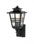 Elegant Lighting Macon 7 inch Outdoor Pendant in Black Model: OD303W15BK