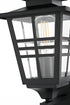Elegant Lighting Macon 7 inch Outdoor Pendant in Black Model: OD303W15BK