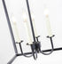 Elegant Lighting Maddox 4 light in Black pendant Model: LD6008D20BK