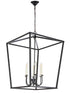 Elegant Lighting Maddox 6 light in Black chandelier Model: LD6008D24BK