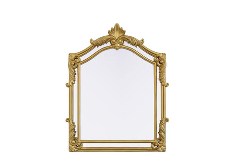 Elegant Lighting Madeline Wall mirror 25.5 Inch x40 Inch gold leaf Model: MR7A2640GF