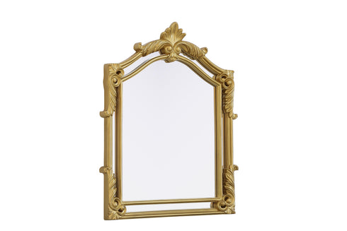 Elegant Lighting Madeline Wall mirror 25.5 Inch x40 Inch gold leaf Model: MR7A2640GF