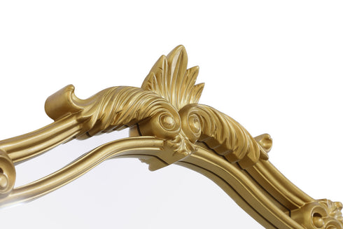 Elegant Lighting Madeline Wall mirror 28.5 Inch x36 Inch gold leaf Model: MR7A2936GF