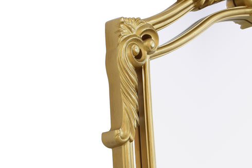 Elegant Lighting Madeline Wall mirror 28.5 Inch x36 Inch gold leaf Model: MR7A2936GF
