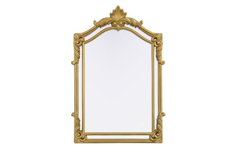 Elegant Lighting Madeline Wall mirror 28.5 Inch x42 Inch gold leaf Model: MR7A2942GF