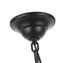 Elegant Lighting Maine 6 light in Black chandelier Model: LD6010D26BK