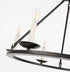 Elegant Lighting Maine 6 light in Black chandelier Model: LD6010D26BK