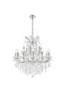 Elegant Lighting Maria Theresa 19 Light Chandelier Model: 2800D30C/RC