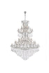 Elegant Lighting Maria Theresa 85 light in Chrome Chandelier Golden Teak (Smoky) Royal Cut Crystal Model: 2800G96C-GT/RC