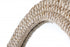 Elegant Lighting Marlowe Oval Cornhusk Mirror 24x42 Inch in Linen White Model: MR4C2442LN