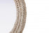 Elegant Lighting Marlowe Oval Cornhusk Mirror 27x36 Inch in Linen White Model: MR4C2736LN