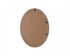 Elegant Lighting Marlowe Oval Cornhusk Mirror 27x36 Inch in Linen White Model: MR4C2736LN