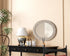 Elegant Lighting Marlowe Oval Cornhusk Mirror 27x36 Inch in Linen White Model: MR4C2736LN