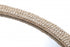 Elegant Lighting Marlowe Oval Cornhusk Mirror 36x42 Inch in Linen White Model: MR4C3642LN