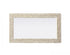 Elegant Lighting Marlowe Rectangle Cornhusk Mirror 24x42 Inch in Linen White Model: MR4A2442LN
