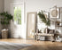 Elegant Lighting Marlowe Rectangle Cornhusk Mirror 24x60 Inch in Linen White Model: MR4A2460LN