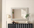 Elegant Lighting Marlowe Rectangle Cornhusk Mirror 27x36 Inch in Linen White Model: MR4A2736LN
