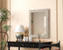 Elegant Lighting Marlowe Rectangle Cornhusk Mirror 30x36 Inch in Linen White Model: MR4A3036LN