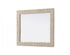 Elegant Lighting Marlowe Rectangle Cornhusk Mirror 30x36 Inch in Linen White Model: MR4A3036LN
