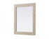 Elegant Lighting Marlowe Rectangle Cornhusk Mirror 30x36 Inch in Linen White Model: MR4A3036LN