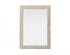 Elegant Lighting Marlowe Rectangle Cornhusk Mirror 30x42 Inch in Linen White Model: MR4A3042LN