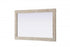 Elegant Lighting Marlowe Rectangle Cornhusk Mirror 35x55 Inch in Linen White Model: MR4A3555LN
