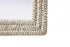 Elegant Lighting Marlowe Rectangle Cornhusk Mirror 36x36 Inch in Linen White Model: MR4A3636LN