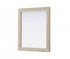 Elegant Lighting Marlowe Rectangle Cornhusk Mirror 36x42 Inch in Linen White Model: MR4A3642LN