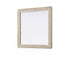 Elegant Lighting Marlowe Rectangle Cornhusk Mirror 40x40 Inch in Linen White Model: MR4A4040LN