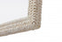 Elegant Lighting Marlowe Rectangle Cornhusk Mirror 40x40 Inch in Linen White Model: MR4A4040LN