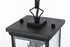Elegant Lighting Mascher 7 inch Outdoor Pendant in Black Model: OD336H11BK