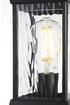 Elegant Lighting Mascher 7 inch Outdoor Pendant in Black Model: OD336P14BK